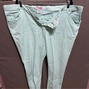 Simply Be Mint Green Women  Skinny Jeans
